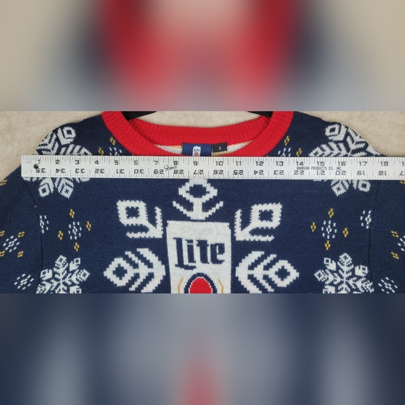 Miller Light Ugly Christmas Sweater Size Small - Picture 9 of 16